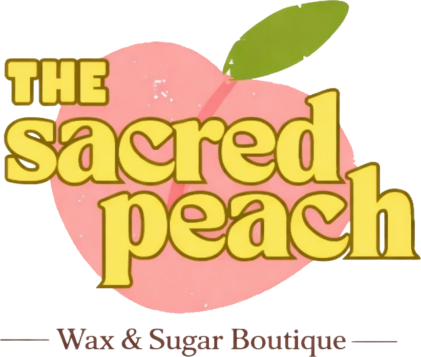 The Sacred Peach logo